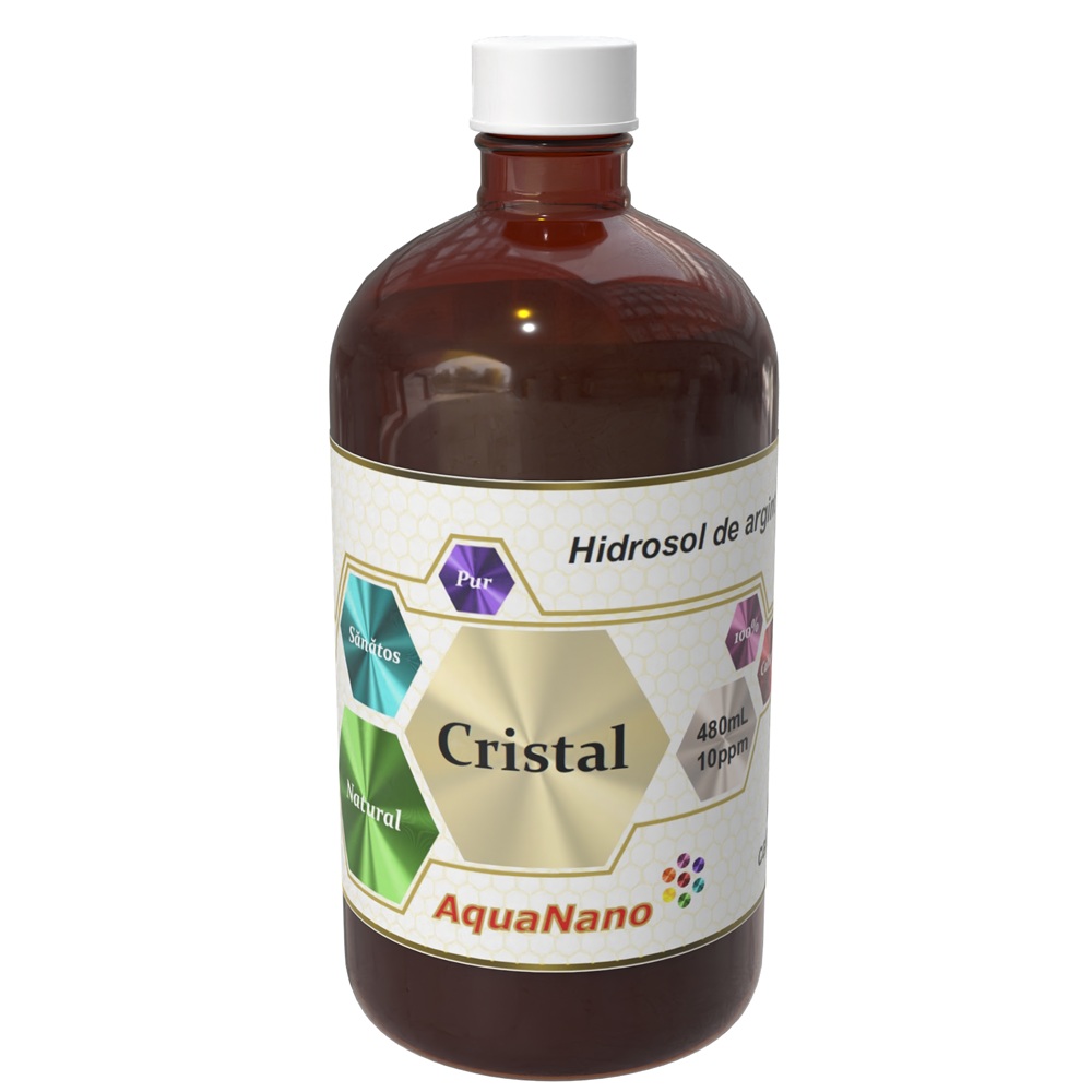 Hidrosol de argint 10ppm AquaNano, 480 ml, Aghoras