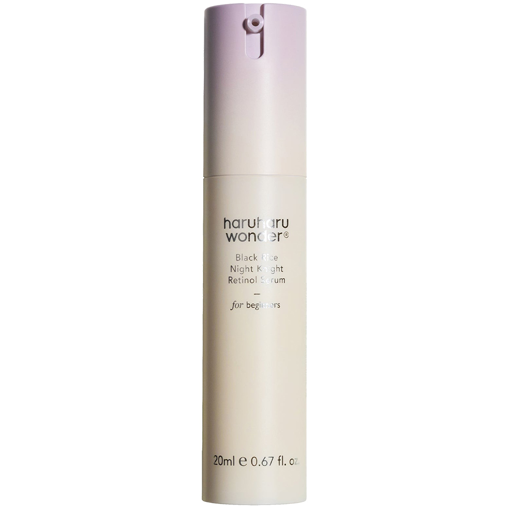 Ser de noapte cu retinol si bakuchiol pentru fata Black Rice Night Knight Retinol, 20 ml, Haruharu Wonder