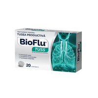 Bioflu Tuss, 30 mg, 20 comprimate, Biofarm