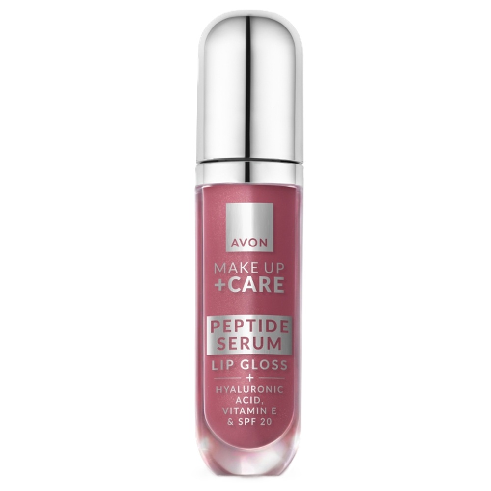 Luciu de buze cu peptide, acid hialuronic si vitamina E Peptide Serum Mauve Splash, 7 ml, Avon