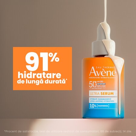 Ultra Serum de fata hidratant cu SPF 50+, 30 ml, Avene 697080
