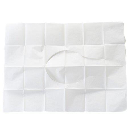 Protectie din hartie pentru colacul de WC, 10 bucati, Kidscenter 697139