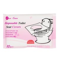 Protectie din hartie pentru colacul de WC, 10 bucati, Kidscenter