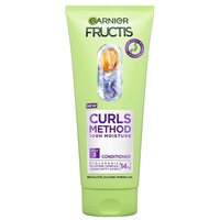 Balsam hidratant cu unt de shea si acid hialuronic pentru par cret Fructis Curls Method, 200 ml, Garnier