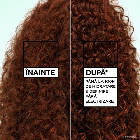 Crema de par fara clatire cu unt de shea si acid hialuronic Fructis Curls Method, 260 ml, Garnier 697267