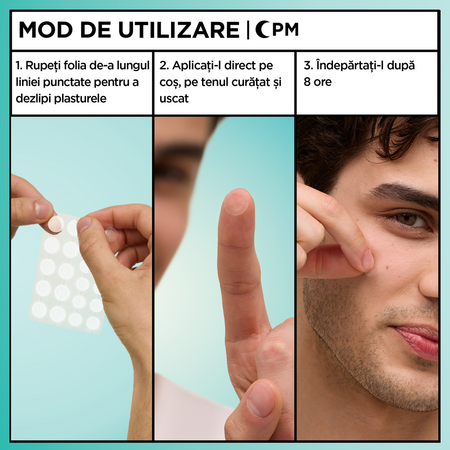 Plasturi pentru cosuri Pure Active Ultra, 22 bucati, Garnier 697291
