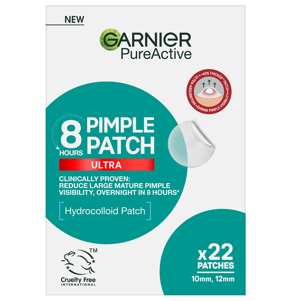 Plasturi pentru cosuri Pure Active Ultra, 22 bucati, Garnier