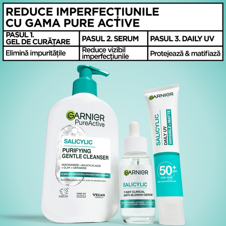 Serum anti-imperfectiuni cu acid salicilic Pure Active Salicylic, 30 ml, Garnier 697304