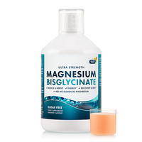 Magneziu Lichid 4000 mg Gluconate si Bisglicinat, 500 ml, Swedish Nutra