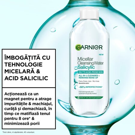 Apa micelara cu acid hialuronic, 400 ml, Garnier 697309