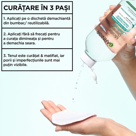 Apa micelara cu acid hialuronic, 400 ml, Garnier 697312