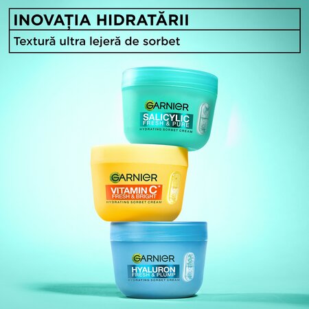 Crema hidratanta cu acid salicilic Salycilic Fresh & Pure, 85 ml, Garnier 697341