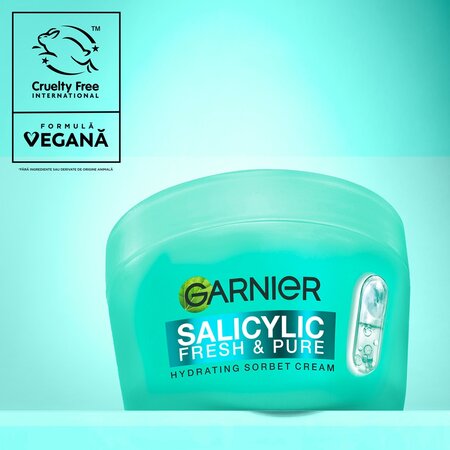 Crema hidratanta cu acid salicilic Salycilic Fresh & Pure, 85 ml, Garnier 697342
