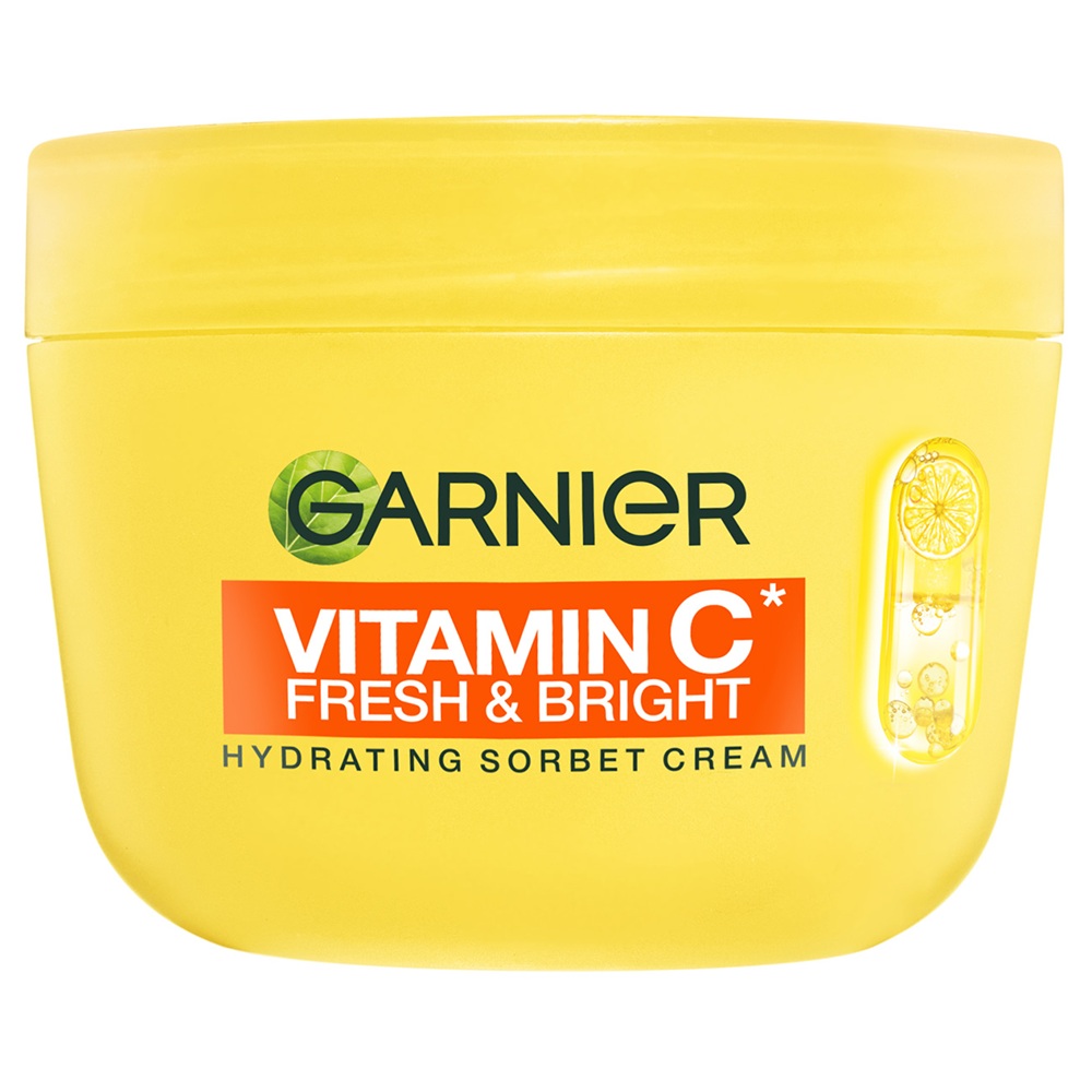 Crema hidratanta cu vitamina C Vitamin C Fresh & Bright, 85 ml, Garnier