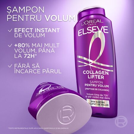 Sampon cu colagen pentru volum Collagen Lifter, 250 ml, Elseve 697360