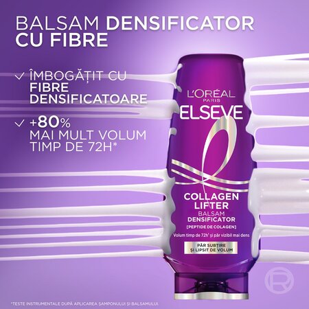 Balsam cu colagen pentru volum Collagen Lifter, 200 ml, Elseve 697388