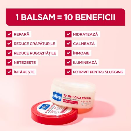 Balsam multifunctional Cica Repair+, 150 ml, Mixa 697430