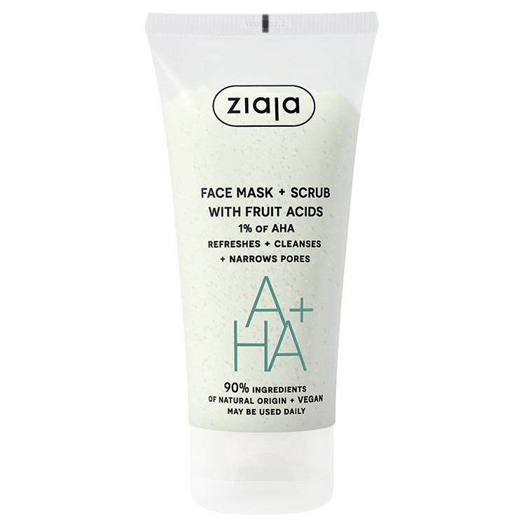 Masca exfolianta cu AHA pentru fata, 55 ml, Ziaja