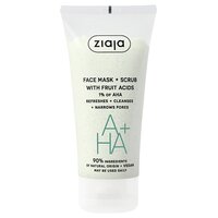 Masca exfolianta cu AHA pentru fata, 55 ml, Ziaja