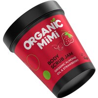 Scrub de corp cu migdale si capsuni Body Scrub Jam, 250 g, Organic Mimi