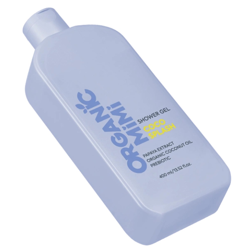 Gel de dus revigorant Coco Splash, 400 ml, Organic Mimi