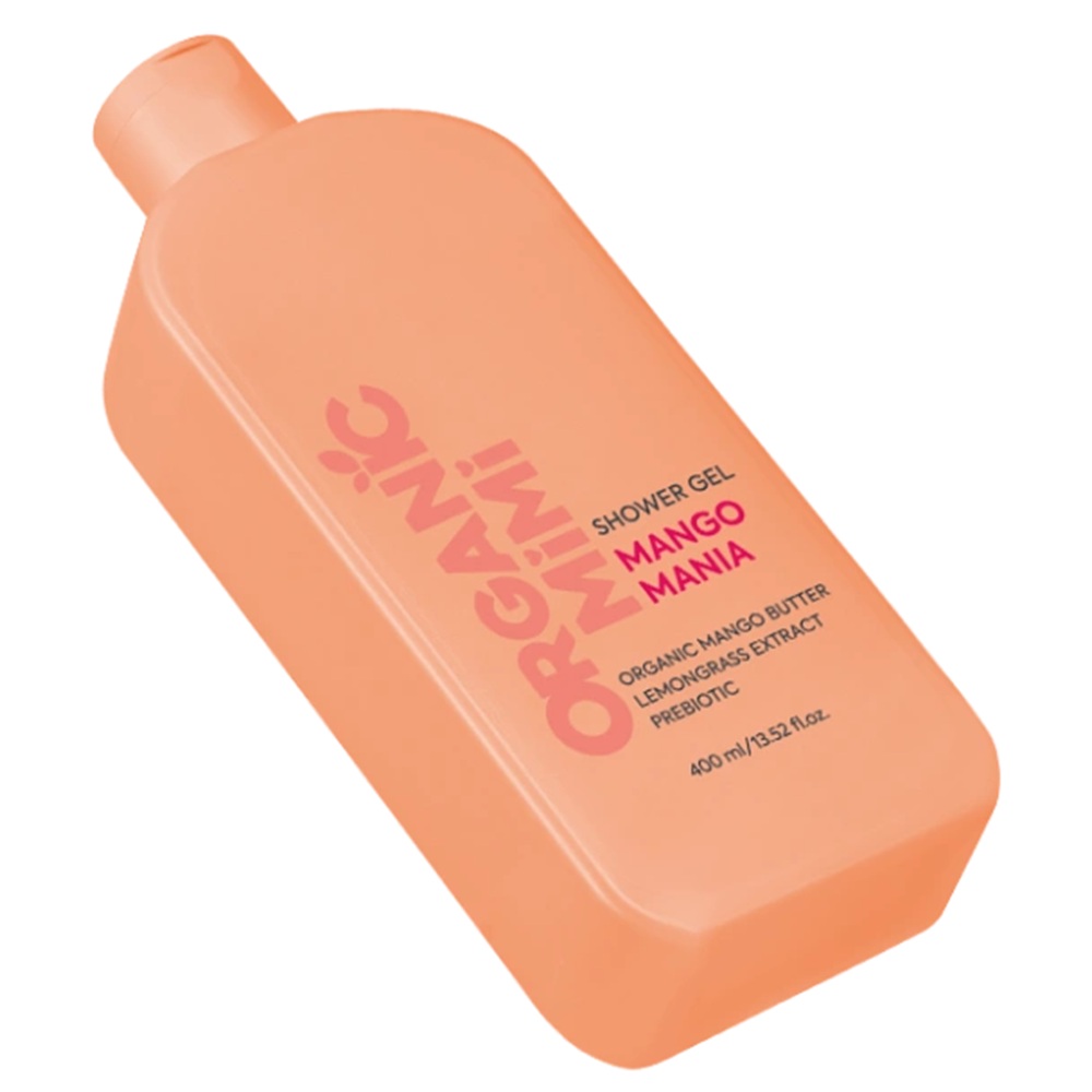 Gel de dus cu mango si lemongrass Mango Mania, 400 ml, Organic Mimi