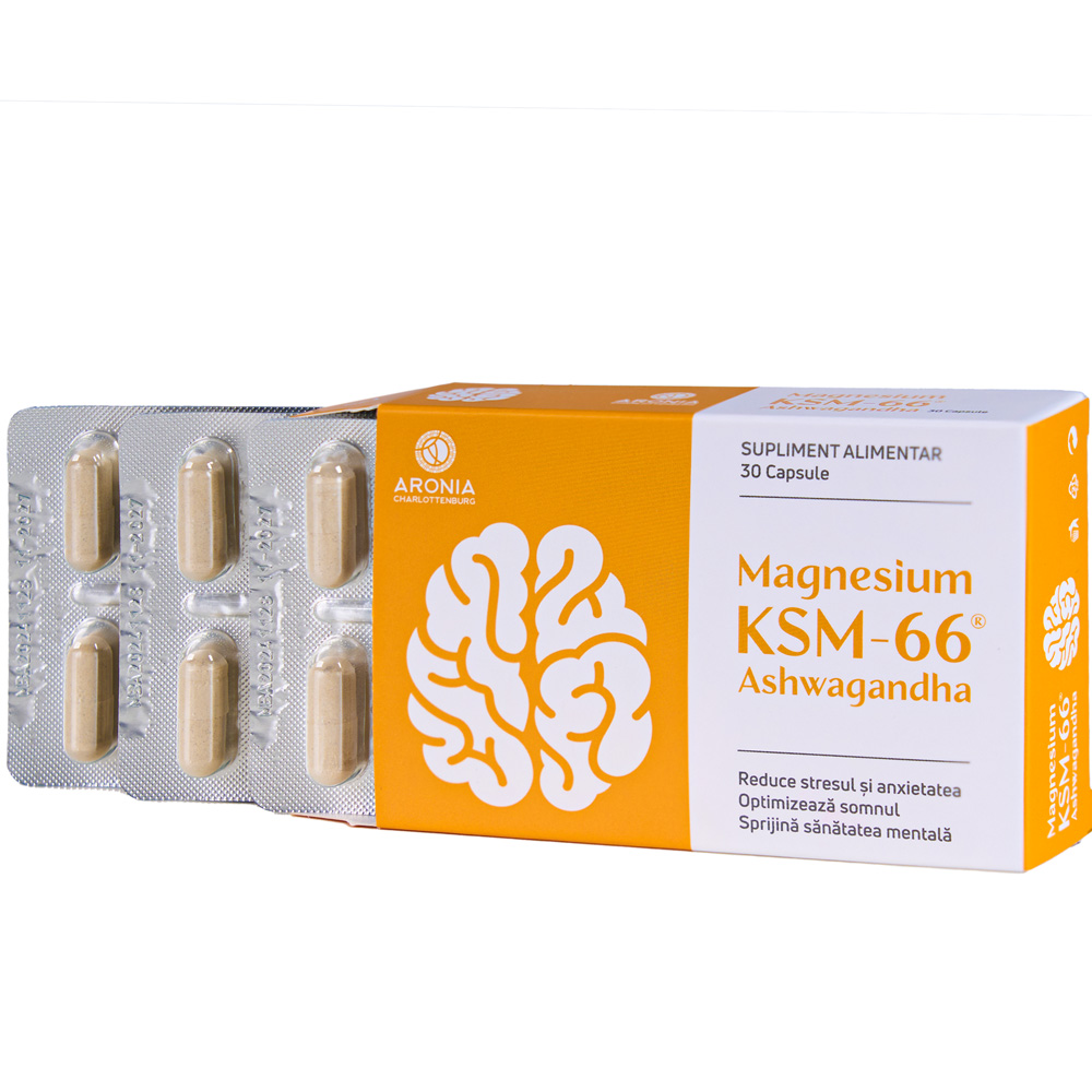 Magnesium KSM-66 Ashwagandha, 30 capsule, Aronia Charlottenburg