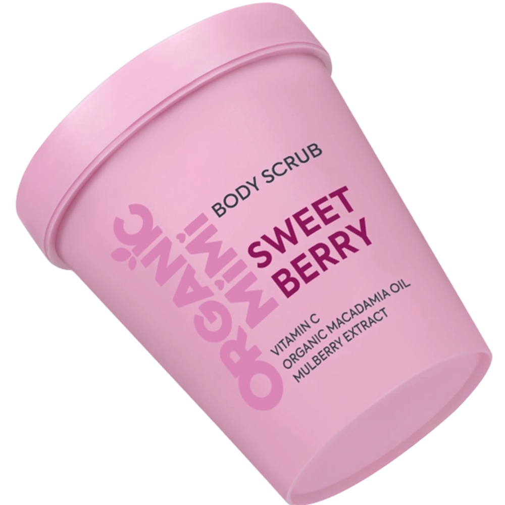 Scrub de corp Sweet Berry, 250 g, Organic Mimi