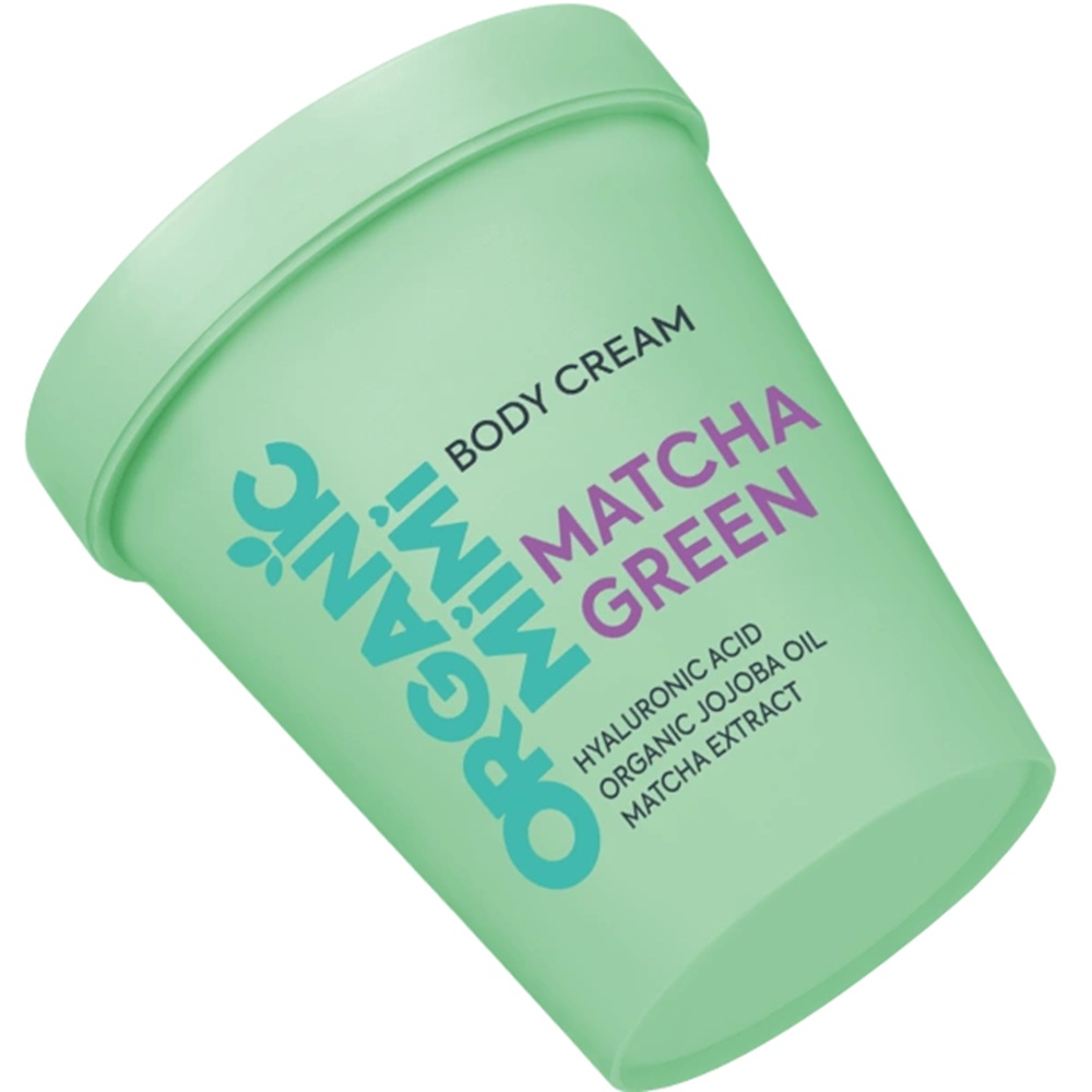 Crema de corp hidratanta Matcha Green, 200 ml, Organic Mimi