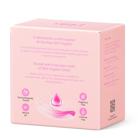 Absorbante de zi din bumbac , 10 bucati, Phin 756202