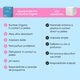 Absorbante de noapte din bumbac , 8 bucati, Phin 756211