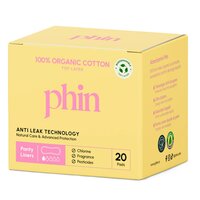Absorbante zilnice din bumbac organic, 20 bucati, Phin