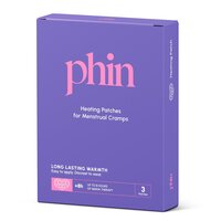 Plasturi termici pentru crampe menstruale, 3 bucati, Phin