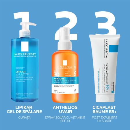 Spray de corp cu protectie solara SPF 30 Anthelios UVAir, 200 ml, La Roche-Posay 698754