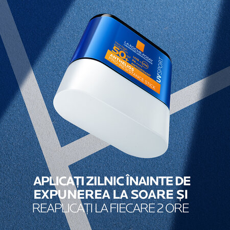 Stick cu protectie solara SPF 50+ Anthelios UVSport, 8 g, La Roche-Posay 698783
