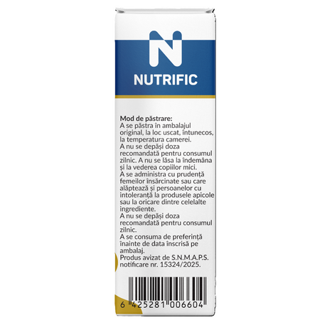 Spray cu manuka, propolis, albastru de metilen si uleiuri esentiale, 30 ml, Nutrific 699090