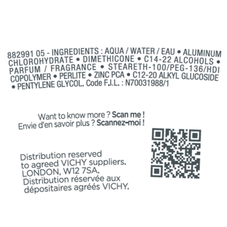 Pachet Deodorant roll-on antiperspirant Clinical Control 96H, 50 ml + 50 ml, Vichy 699430