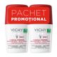 Pachet Deodorant roll-on antiperspirant Clinical Control 96H, 50 ml + 50 ml, Vichy 699413