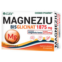 Magneziu Bisglicinat, 1875 mg, 30 comprimate, Cosmo Pharm