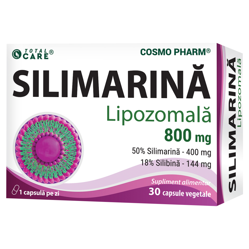 Silimarina Lipozomala, 800 mg, 30 capsule, Cosmo Pharm