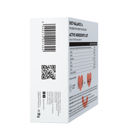 Enzime digestive pentru copii Enzy-Balance Junior Good Routine, 10 plicuri x 2.5 g, Secom 699565