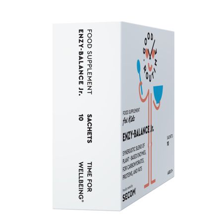 Enzime digestive pentru copii Enzy-Balance Junior Good Routine, 10 plicuri x 2.5 g, Secom 699566