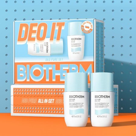 Set deodorant roll-on Deo Pure, 2 x 75 ml, Biotherm 699598