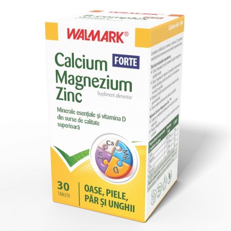 Calciu Magneziu Zinc Forte, 30 tablete 699829