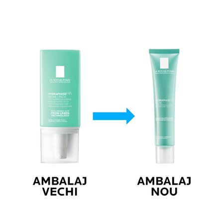 Crema intens hidratanta Hydraphase HA Riche, 40 ml, La Roche-Posay 750828