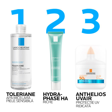 Crema intens hidratanta Hydraphase HA Riche, 40 ml, La Roche-Posay 699923