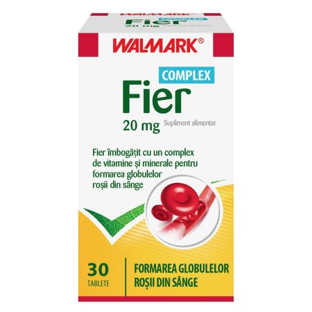 Fier complex 20mg, 30 tablete, Walmark