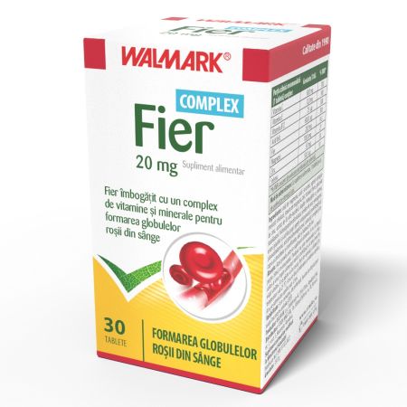 Fier Complex, 20 mg, 30 tablete, Walmark 700050