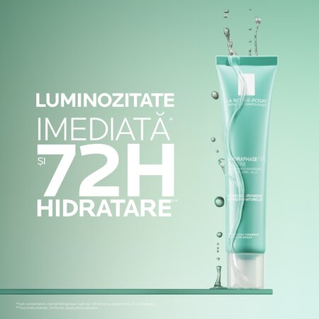 Crema intens hidratanta Hydraphase HA Light, 40 ml, La Roche-Posay 750862