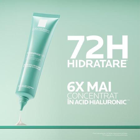 Crema intens hidratanta Hydraphase HA Light, 40 ml, La Roche-Posay 750863